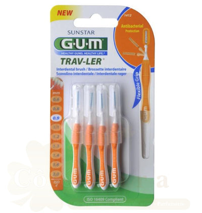 GUM Trav-Ler Brossette Proxapross 0.9mm Réf. 1412