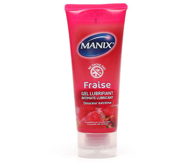 Manix Gel Lubrifiant Intime Fraise 80ml