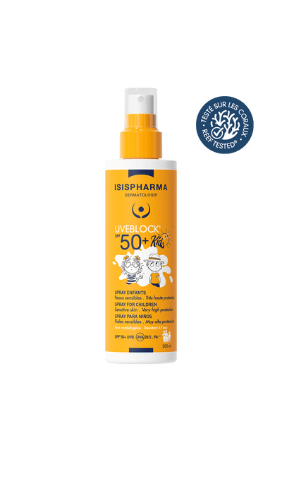 Isispharma Uveblock SPF50+ Kids Spray Solaire Enfants 200ml Réf. COIVISI050