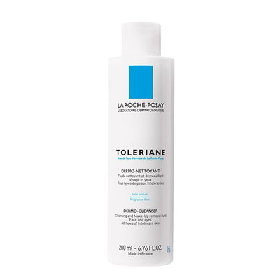 La Roche-Posay Toleriane Dermo-Nettoyant Fluide Démaquillant Peau Intolérante 200ml