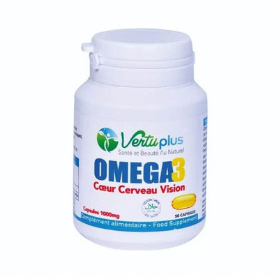 Vertu Plus Omega 3 1000 mg – 50 Capsules