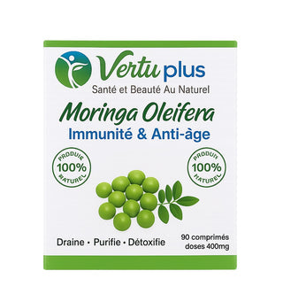 VertuPlus Moringa Oleifera 400 mg – 90 Comprimés