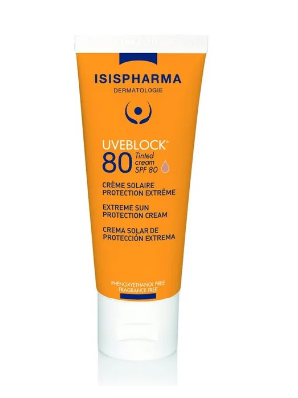 Isispharma Uveblock SPF80 Teinte Cream 40ml Réf. COIVISI018