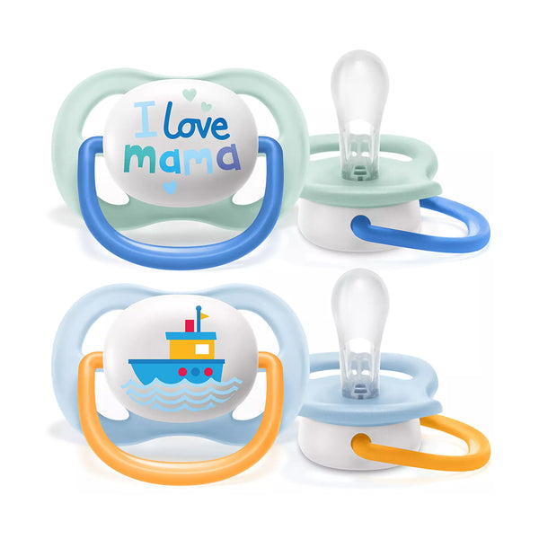 Avent Sucette AIR Coll 0-6M BOY Mam/boa SCF080/01