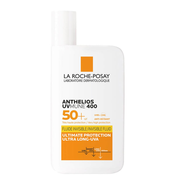 La Roche Posay Anthelios UVMUNE 400 SPF50+ Creme Solaire Fluide Invisible Peaux Sensibles 50ml