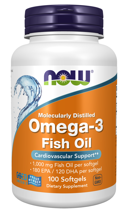 NOW Foods Omega-3 Cardio – 100 Softgels
