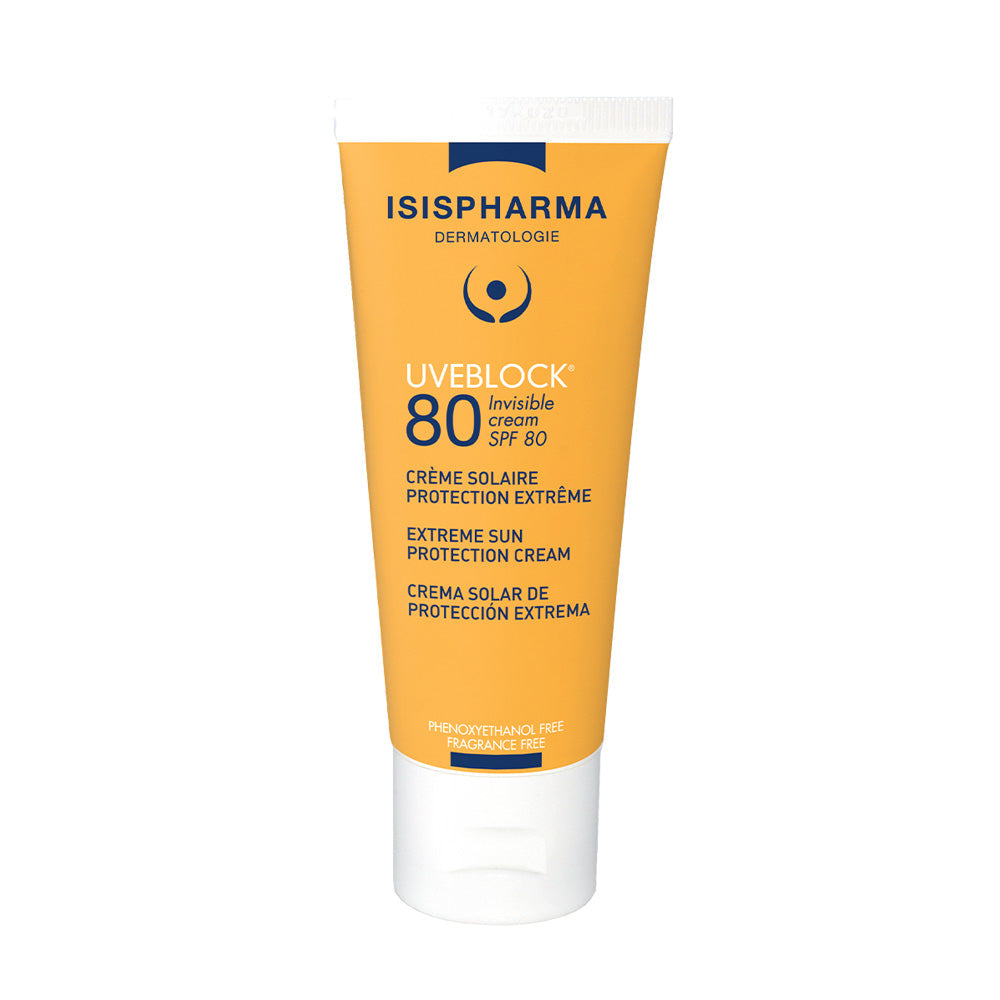 ISISPHARMA UVEBLOCK SPF80 INVISIBLE CREME 40ML REF COIVISI019