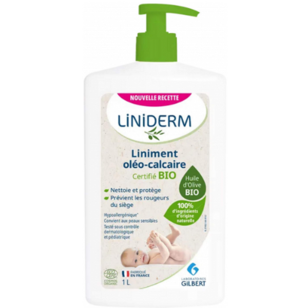 Gilbert Liniderm Liniment Oleo-Calcaire Certifie Bio 1L