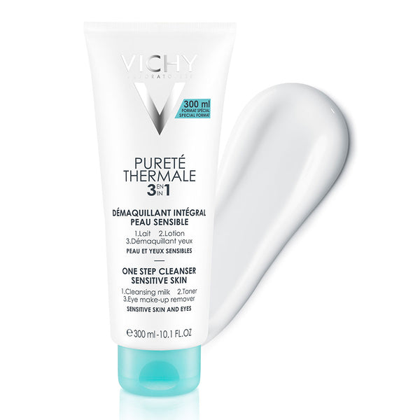 Vichy Pureté Thermale Démaquillant Intégral 3en1 Peau Sensible 300ml