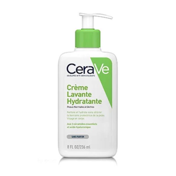 Cerave Creme Lavante Hydratante Peaux Normales A Seches 236ml