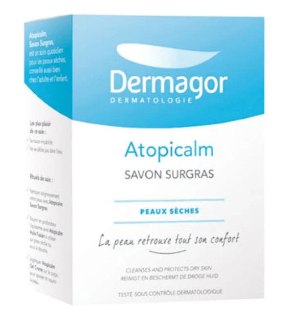 Dermagor Atopicalm Savon Surgras Peaux Sèches 150g