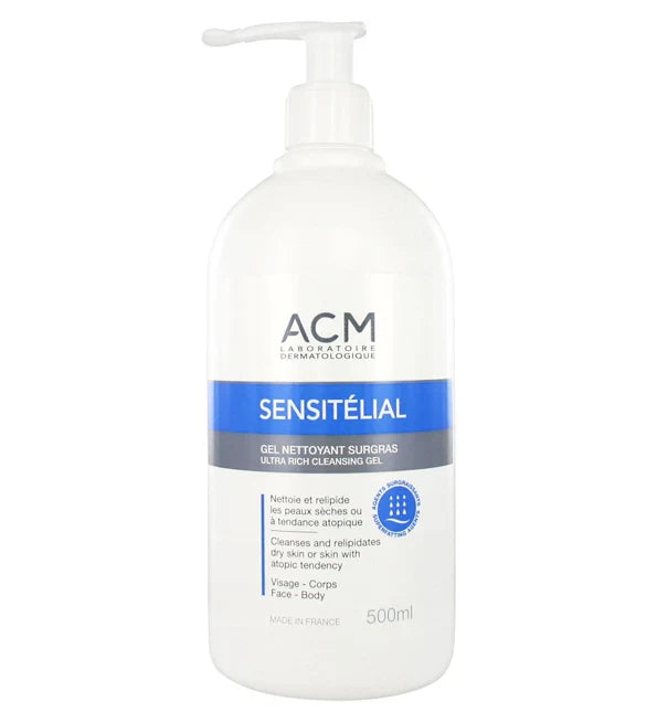 ACM Sensitelial Gel Nettoyant Surgras 500ml