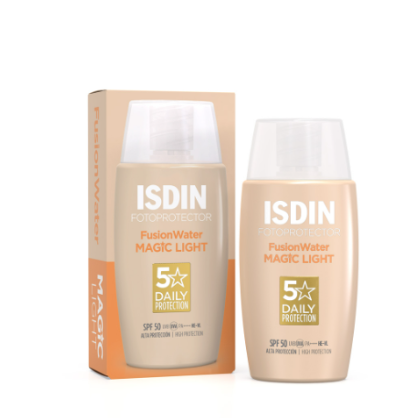 ISDIN Fotoprotector Fusion Water Teinte Light SPF50+ 50ml