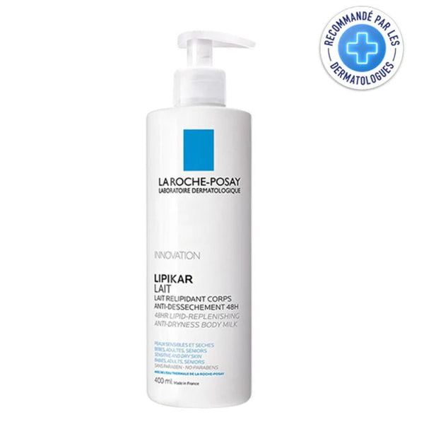 La Roche Posay Lipikar Lait Anti-Dessèchement 48h Peau Sèche et Sensible 400ml