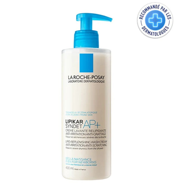 La Roche Posay Lipikar Syndet AP+ Crème Lavante Peau Sèche et Eczéma Atopique 400ml