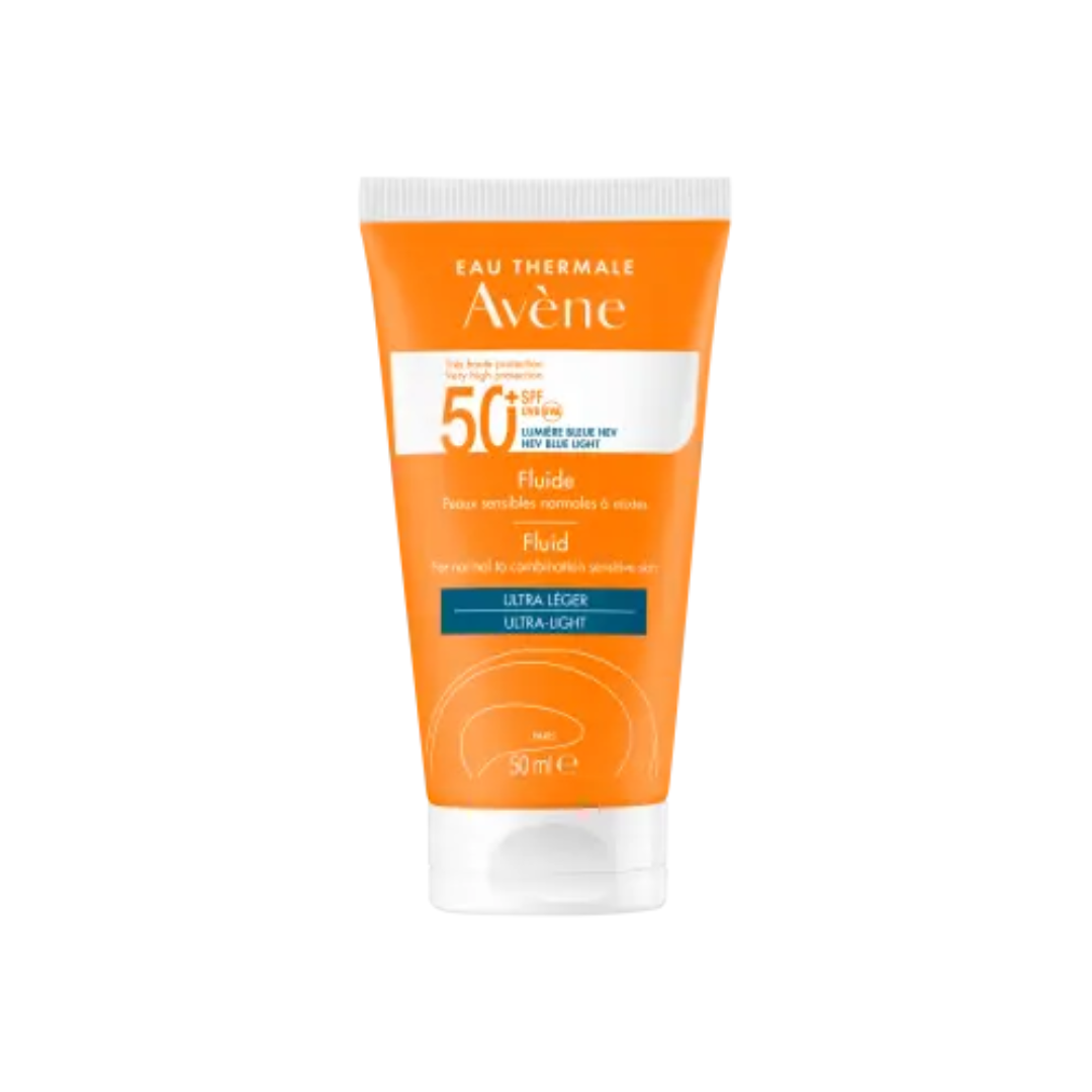 Eau Thermale Avène Solaire Fluide Très Haute Protection - Spf 50+ - 50ml
