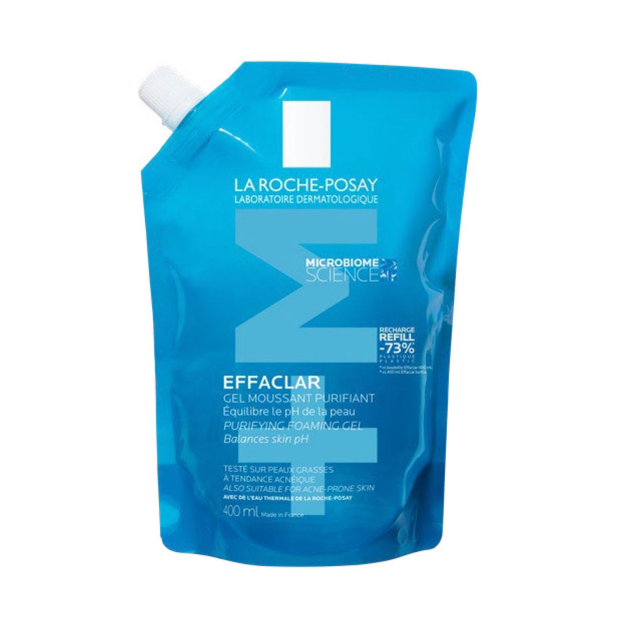 La Roche-Posay Effaclar Gel Moussant Peau Grasse Acnéique Recharge 400ml