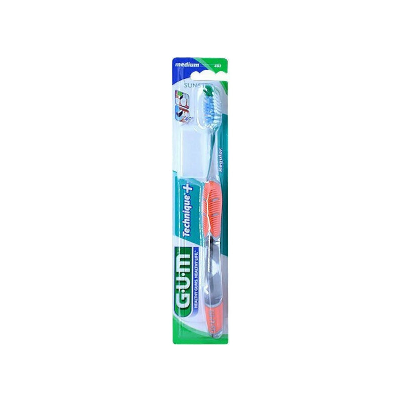 GUM Brosse à Dents Technique Medium Compacte Réf. 493
