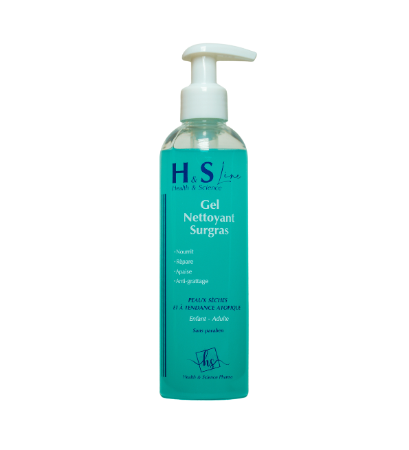 Health et Science H S Line Gel Nettoyant Surgras Peaux Sèches et à Tendance Atopique 250ml