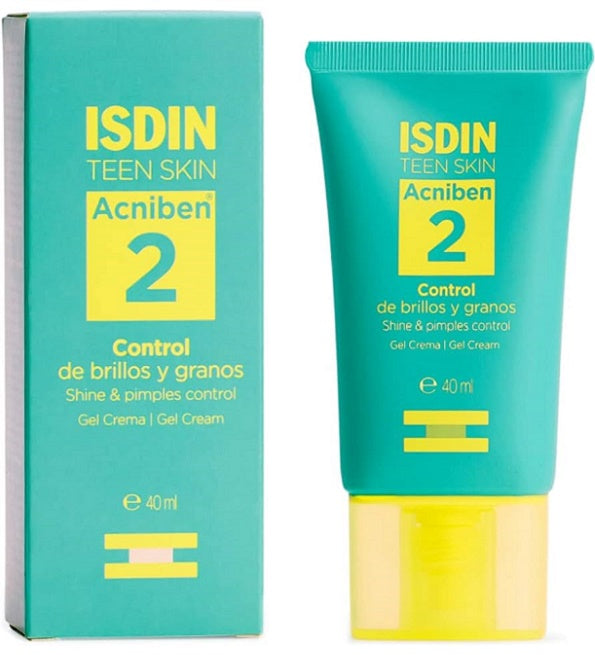 Isdin Acniben 2 Contrôle Brillance et Boutons 40ml