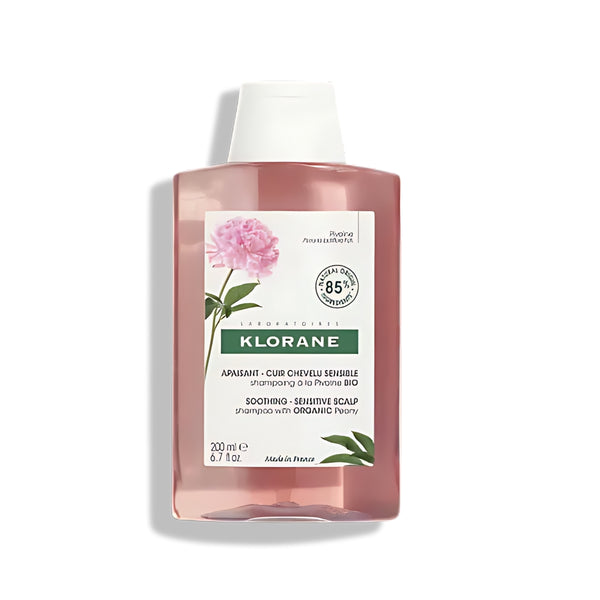 Klorane Apaisant Shampoing Anti-irritation et Protecteur à la Pivoine BIO 200 ml