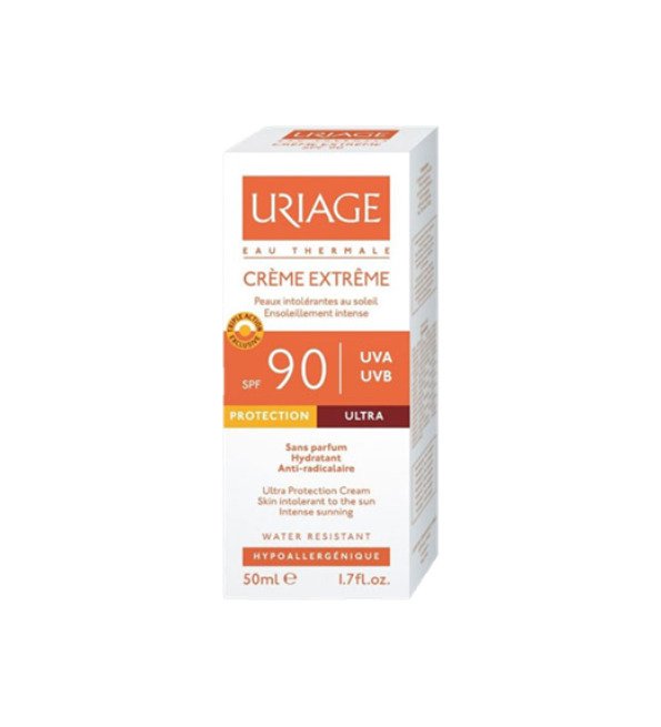 Uriage Crème Extrême Peaux Intolérantes au Soleil SPF90 50ml