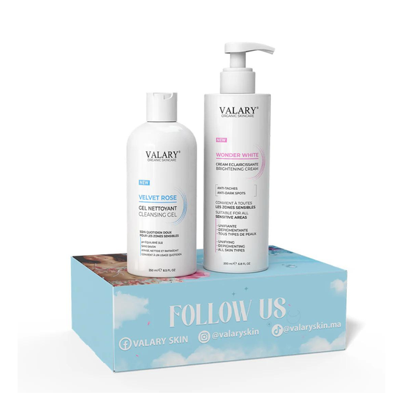 Valary Pack Intime Wonder White Crème 200ml + Extra Gentle Gel Velvet Rose 250ml