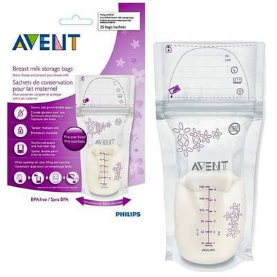 Avent Sachets De Conservation Lait Scf603/25