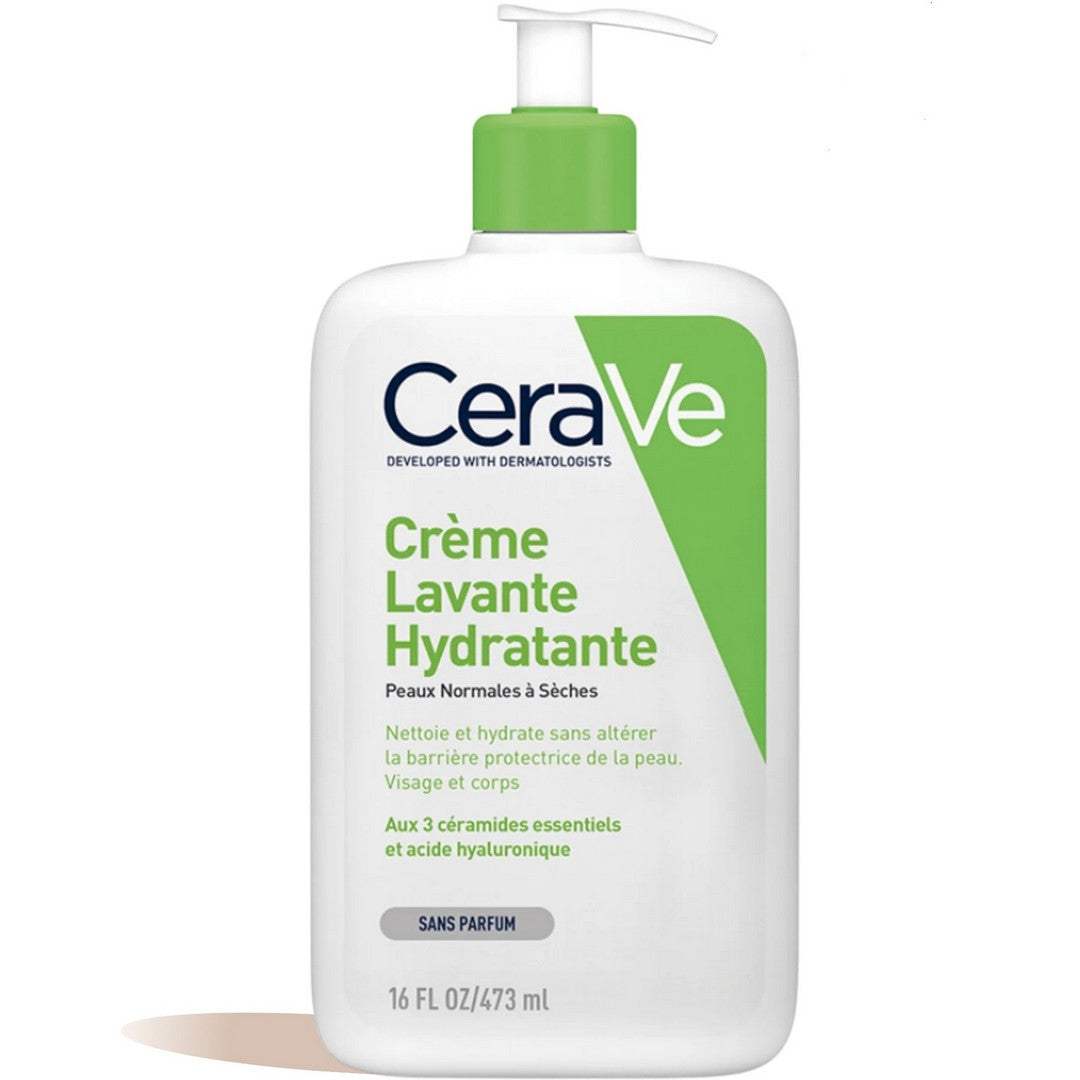 Cerave Creme Lavante Hydratante Peaux Normales A Seches 473ml