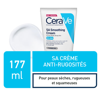 Cerave SA Crème Anti-Rugosités Peau Sèche et Squameuse 177ml