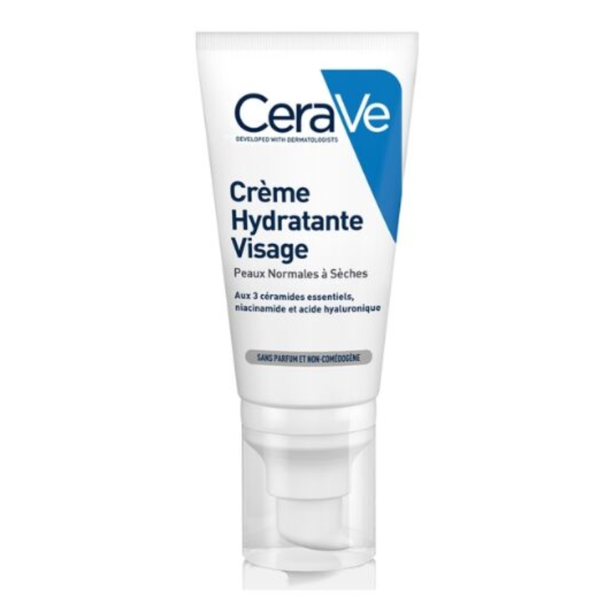 Cerave Crème Hydratante SPF50 Peaux Normales à Sèches 52ml