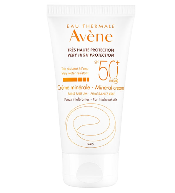Eau Thermale Avène Ecran Solaire Crème Minéral Spf 50+ - 50ml