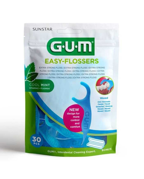 GUM Easy Flossers Menthole Cire B30 Réf. 890
