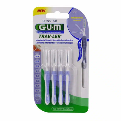 GUM Trav-Ler Brossette Interdentaire 0.6 Mm B6 Réf. 1312
