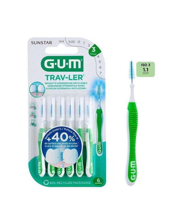 GUM Trav-Ler Brossettes Interdentaire B6 Réf. 1414