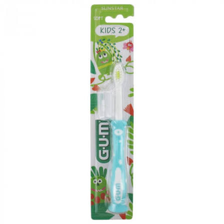GUM Brosse à Dents Kids 3-6 ans Rose Réf. 901