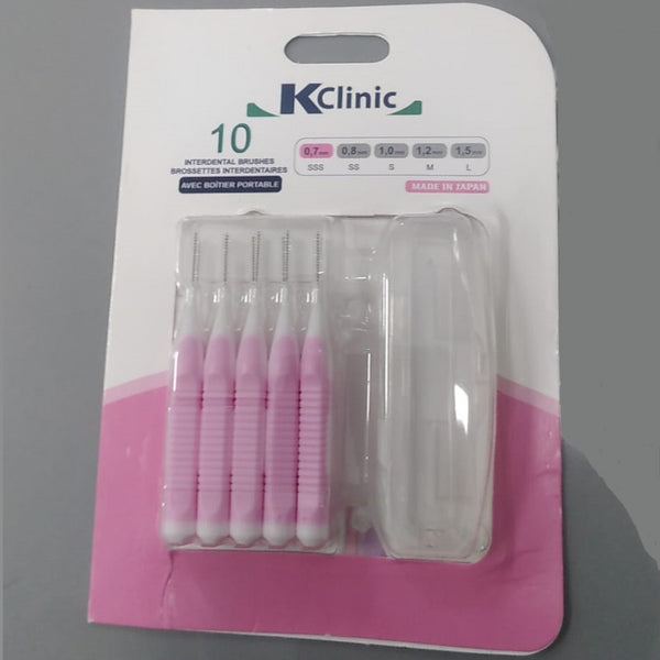 Kclinic Interdental Brushes avec Boitier Portable 0.7 Taille Sss B10