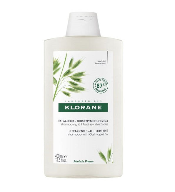 Klorane Shampoing Extra-Doux au Lait d'Avoine - 400 ml