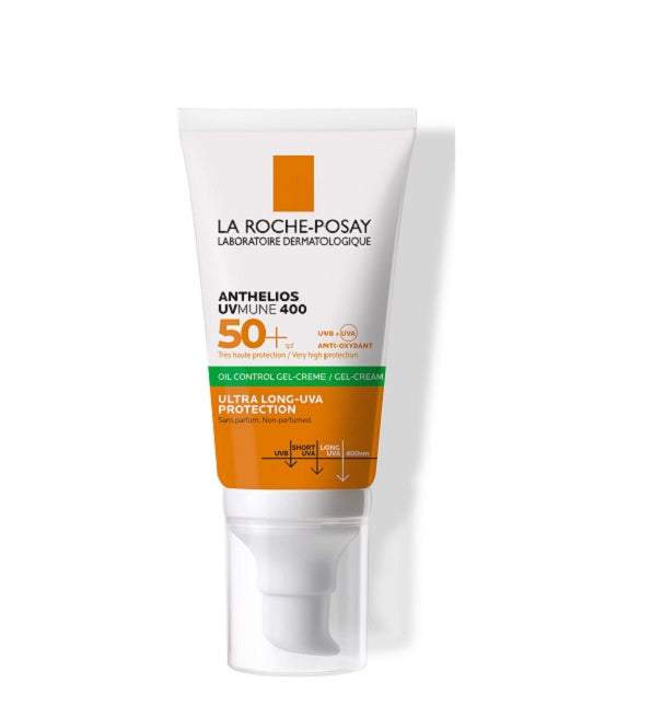 La Roche-Posay Anthelios UVMUNE400 Oil Control Invisible SPF50+ Peau Mixte à Grasse Acnéique 50ml