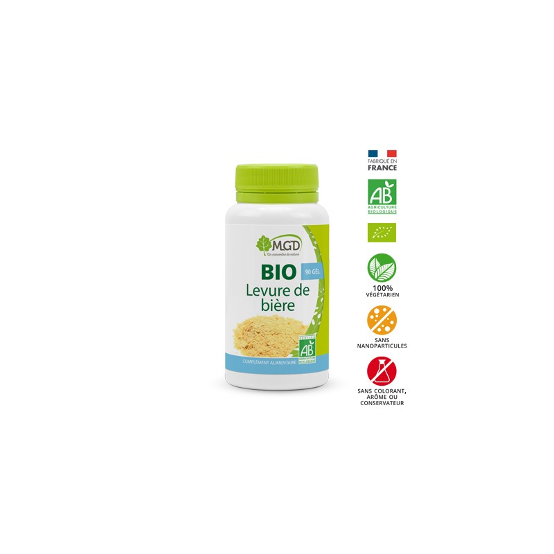 MGD Bio Levure de Bière – 90 Gélules