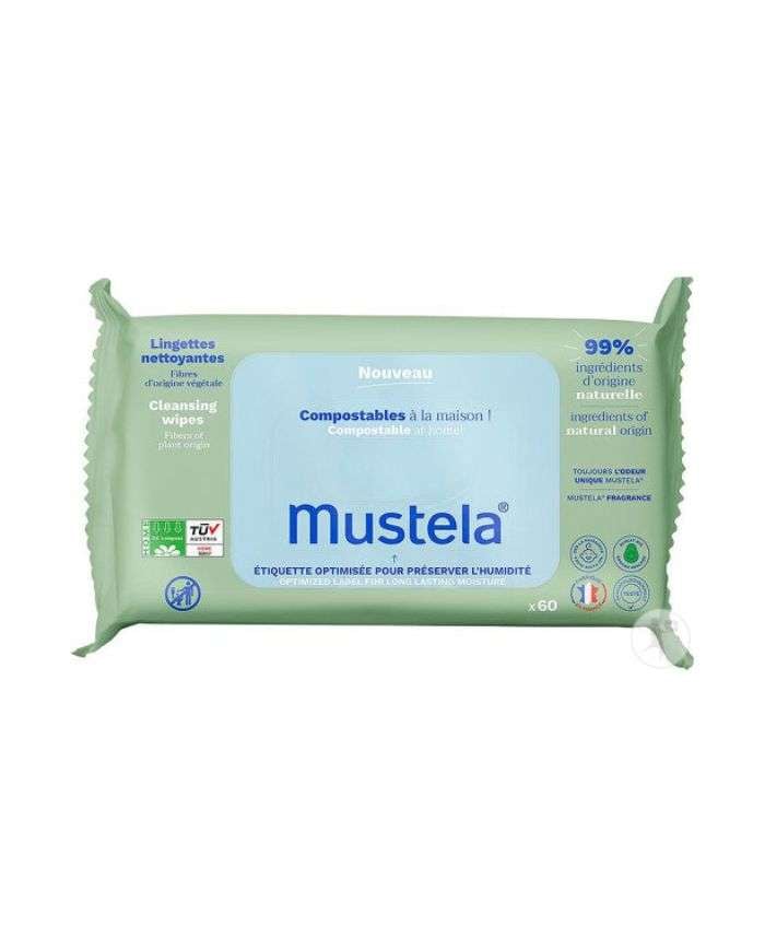 Mustela Lingettes Change Nettoyantes B60