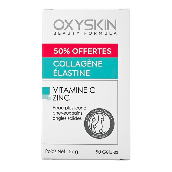 Oxyskin Collagène + Élastine – 90 Gélules