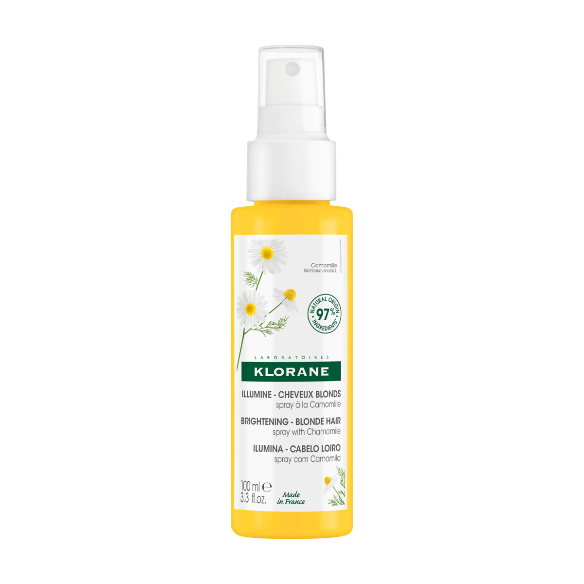Klorane spray à la camomille pour cheveux blonds – 100 ml