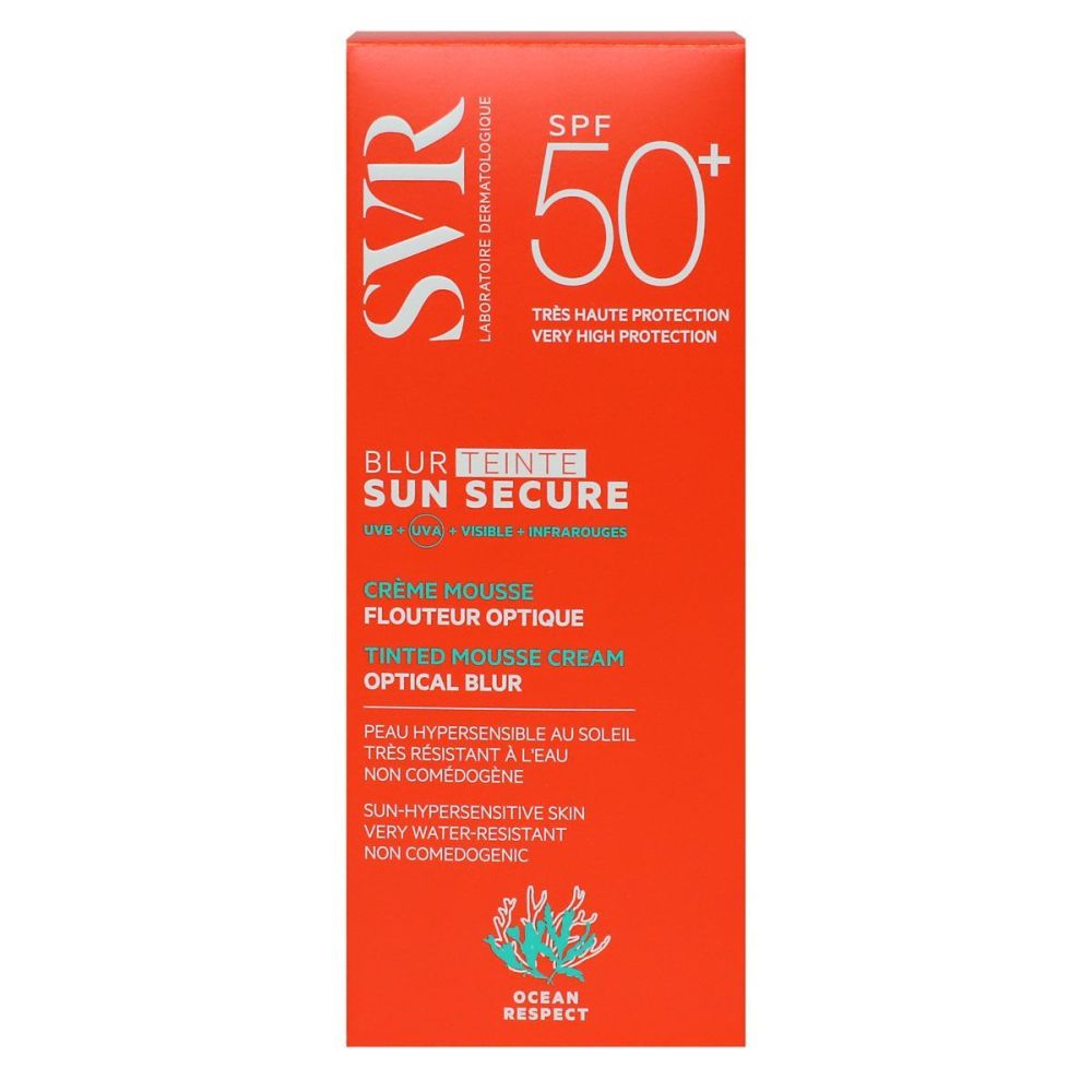 SVR Sun Secure Blur Teinte Creme Mousse Teintee SPF50+ 50ml