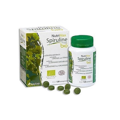 NutriMax Spiruline Bio 60g – 120 Comprimés