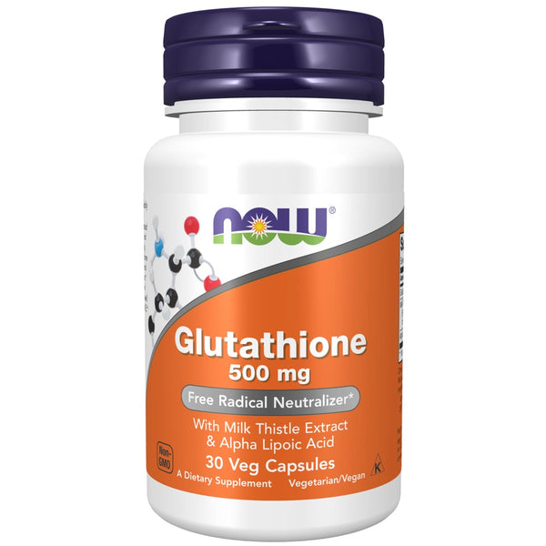 NOW Glutathione 500 mg 30 capsules