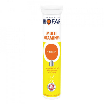Biofar Multivitamines – 20 Comprimés Effervescents