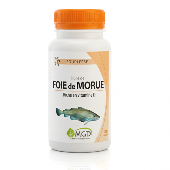MGD Huile de Foie de Morue 140 capsules