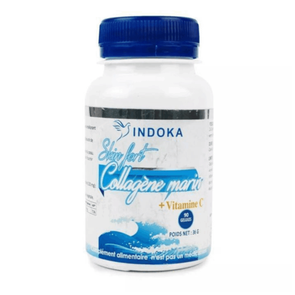 Indoka Collagène Marin Vitamine C 90 gélules