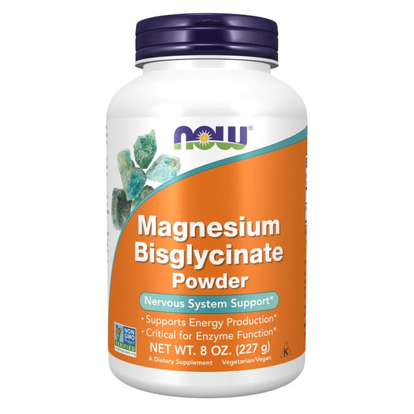 NOW Foods Magnesium Bisglycinate Powder 227 g